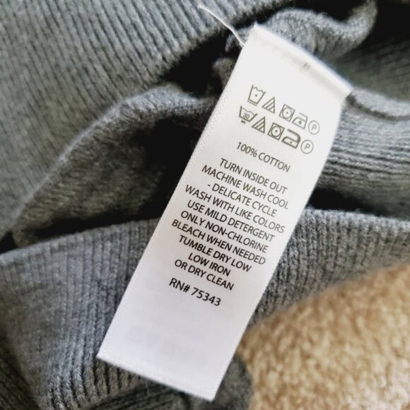 Frederik Anderson Copenhagen Golf Cotton Mens Quarter Zip Grey Pullover Sweater - Picture 7 of 8